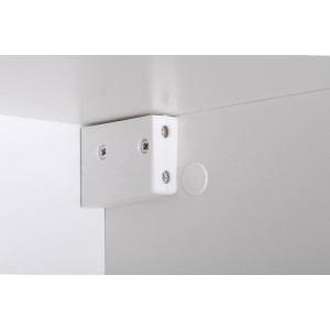 Ensemble meubles de salon SWITCH XXV design, coloris blanc brillant.