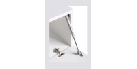 Ensemble meubles de salon SWITCH XXV design, coloris blanc brillant.