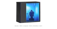 Ensemble meubles de salon SWITCH XXVI design, coloris gris brillant.