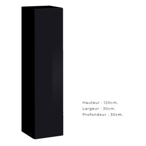 Ensemble meubles de salon SWITCH XXVI design, coloris noir et blanc.