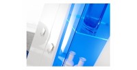 Vitrine haute 2 portes collection SPIKE couleur blanche. Meuble design