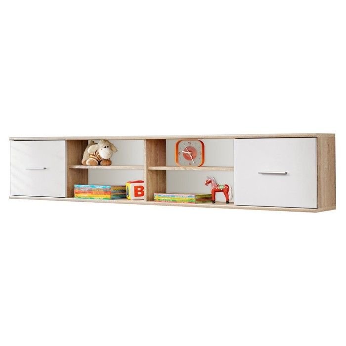 Chambre complète enfant, ado collection DENVER. Armoire, Lit, bibliothèque, chevet et étagère
