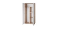 Chambre complète enfant, ado collection DENVER. Armoire, Lit, bibliothèque, chevet et étagère