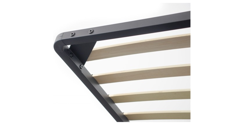 Lit coffre collection DESERT - Couleur beige - 140x200cm - Sommier inclus