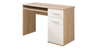 Bureau enfant, Ado avec étagère coulissante, 1 porte et un tiroir collection DENVER