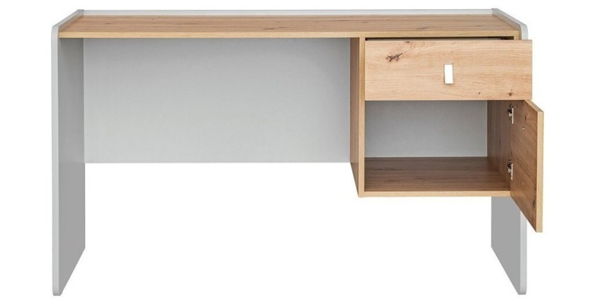 Bureau enfant, Ado avec 1 porte et un tiroir collection BIBOU