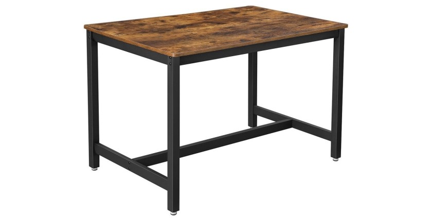 Table à manger 4 places style industriel collection TAMPA.