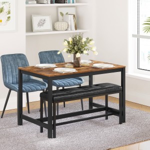 Table à manger 4 places style industriel collection TAMPA.