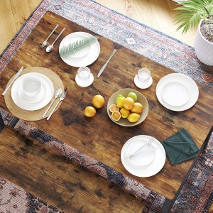 Table à manger 4 places style industriel collection TAMPA.