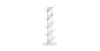 Bibliothèque arbre style design collection AUSTIN. Coloris blanc.