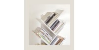 Bibliothèque arbre style design collection AUSTIN. Coloris blanc.