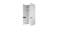 Armoire de rangement coloris gris collection LUCIA. Meuble design idéal pour votre salle à manger.