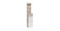 Meuble d'entrée design pour votre entrée collection ONYX 1coloris chêne et blanc