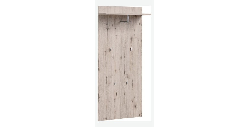 Meuble d'entrée design pour votre entrée collection ONYX 1coloris chêne et blanc