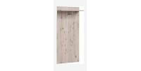 Meuble d'entrée - ONYX 2 - Coloris chêne et blanc