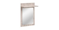 Meuble d'entrée - ONYX 2 - Coloris chêne et blanc