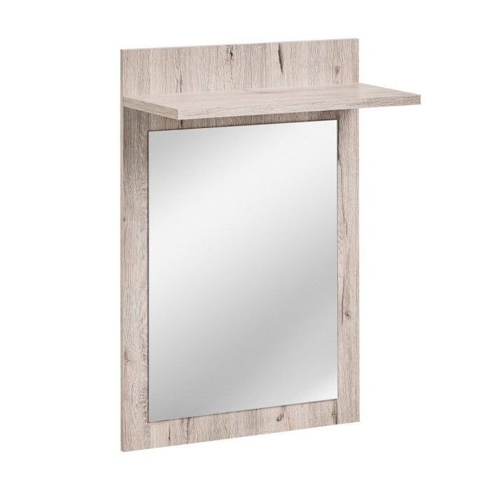 Meuble d'entrée - ONYX 2 - Coloris chêne et blanc