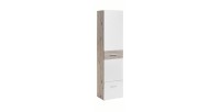 Meuble d'entrée - ONYX 3 - Coloris chêne et blanc