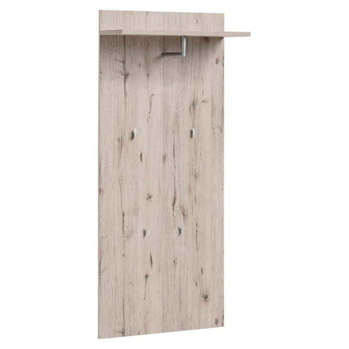 Meuble d'entrée - ONYX 5 - Coloris chêne et blanc