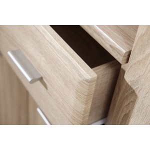 Meuble d'entrée - ARIA 3 - Coloris chêne