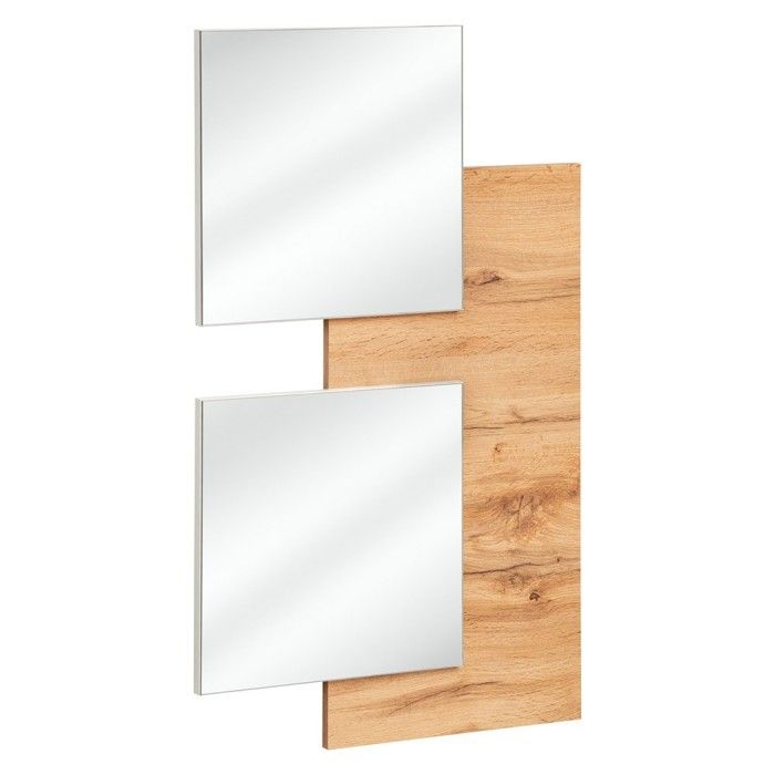 Meuble d'entrée - TORTH 2 - Coloris chêne et blanc