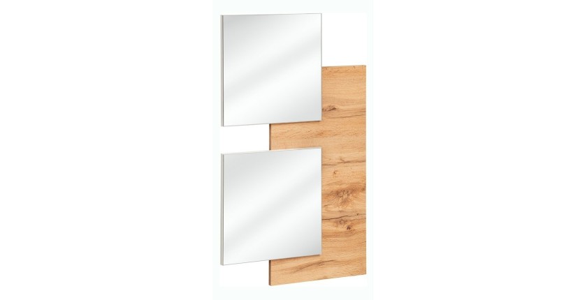 Meuble d'entrée - TORTH 2 - Coloris chêne et blanc