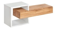 Meuble d'entrée - TORTH 2 - Coloris chêne et blanc
