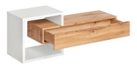 Meuble d'entrée - TORTH 2 - Coloris chêne et blanc