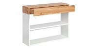 Meuble d'entrée - TORTH 4 - Coloris chêne et blanc
