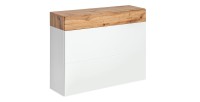 Meuble d'entrée - TORTH 5 - Coloris chêne et blanc