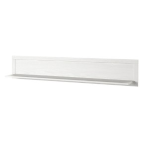 Étagère murale 180cm coloris frêne blanc. Collection ASSIA.