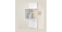Étagère d'angle style design collection AUSTIN. Coloris blanc.