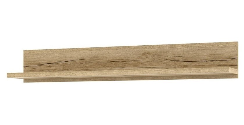 Etagère design 150cm collection DARWIN. Coloris chêne clair.