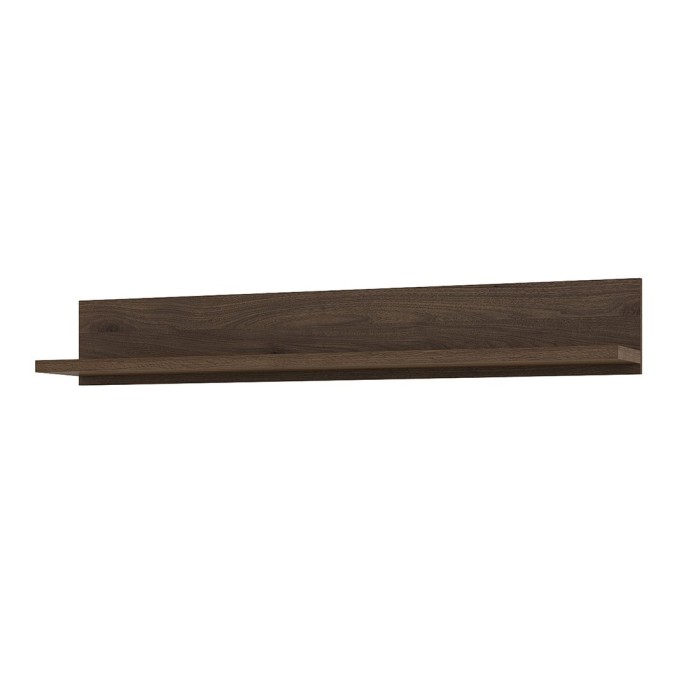 Etagère design 150cm collection DARWIN. Coloris chêne foncé.