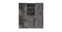 Buffet haut 130cm style design collection NARVA. Coloris ardoise.