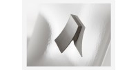 Buffet design 150cm collection SPIKE avec LED intégrées. Coloris blanc.