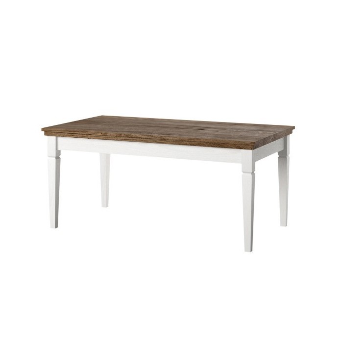 Ensemble de 6 meubles pour votre salon coloris frêne blanc et chêne. Collection ASSIA