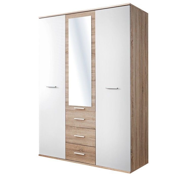 Chambre complète enfant, ado collection DENVER. Armoire 3 portes, Lit, bibliothèque, bureau et étagère