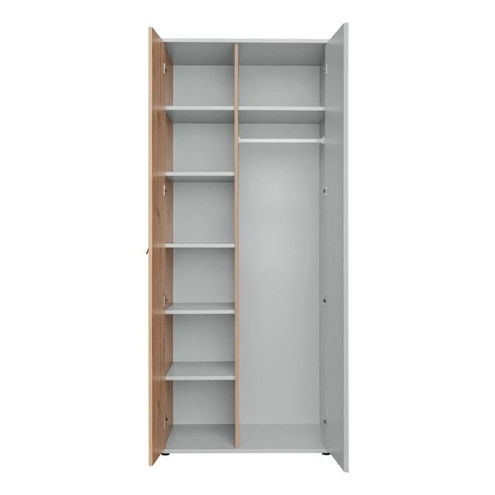 Chambre complète enfant, ado collection BIBOU. Armoire 2 portes, Lit, bibliothèque, bureau, commode et étagère