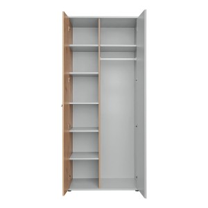 Chambre complète enfant, ado collection BIBOU. Armoire 2 portes, Lit, bibliothèque, bureau, commode et étagère