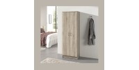 Armoire de rangement REY 60cm, idéal pour votre entrée, votre buanderie ou encore votre salle de bain.