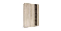 Garde Robe REY, armoire 3 portes idéal pour votre entrée, votre buanderie ou votre sdb