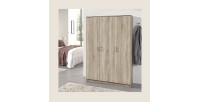 Garde Robe REY, armoire 3 portes idéal pour votre entrée, votre buanderie ou votre sdb