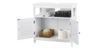 Meuble sous lavabo coloris blanc collection CLEAN - Meuble de salle de bain