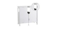 Meuble sous lavabo coloris blanc collection CLEAN - Meuble de salle de bain