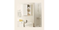 Armoire suspendue pour salle de bain coloris blanc collection CLEAN