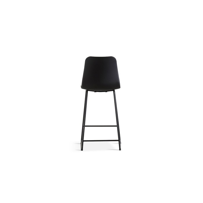 Chaise de comptoir 'Mario' PP Noir, dimensions : H100.5 x L51 x P44cm