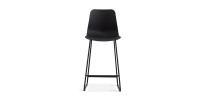 Chaise de comptoir 'Mario' PP Noir, dimensions : H100.5 x L51 x P44cm