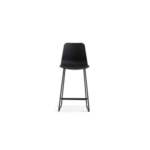 Chaise de comptoir 'Mario' PP Noir, dimensions : H100.5 x L51 x P44cm