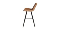 Chaise de comptoir 'Alicanta' PU Cognac
